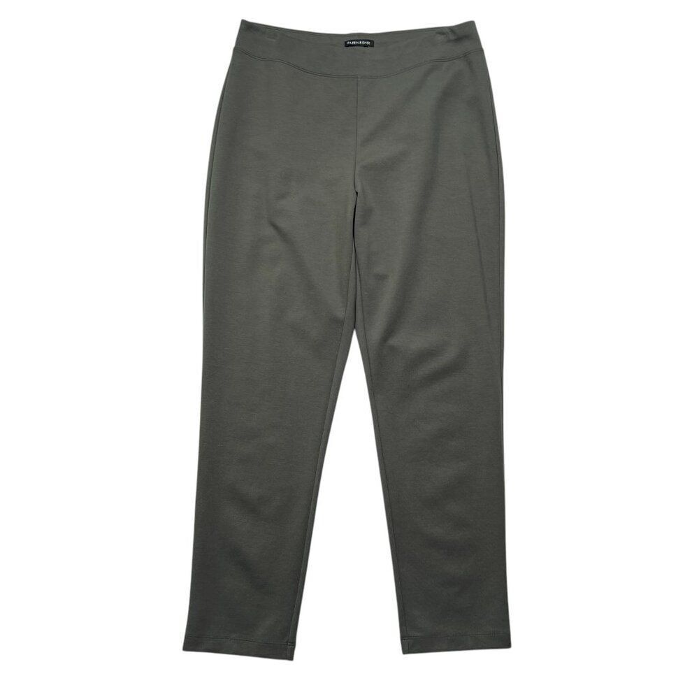 Eileen Fisher Women's Size Medium Slim Ankle Stretch Crepe Pants - Picture 2 of 13